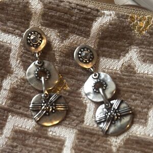 Silver Geometric Earrings